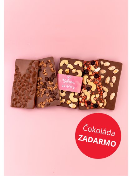 Mliečna čokoláda - 4+1 ZADARMO