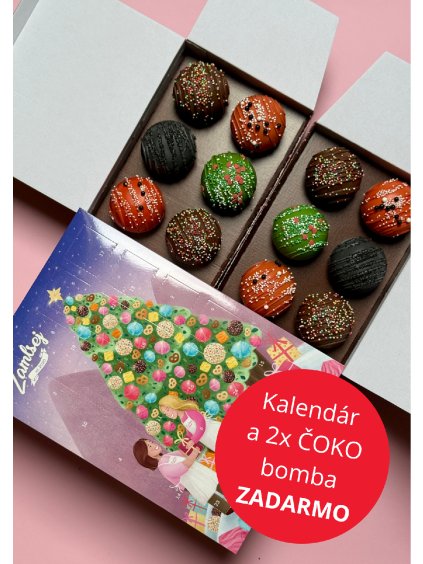 Black Friday sada II. – 2 × Čoko bomba a kalendár ZADARMO