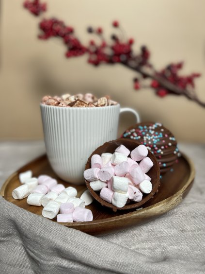 Čoko bomba s marshmallow - mliečna čokoláda