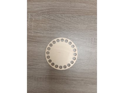 Dno na košík průměr 10 cm - otvory 9 mm