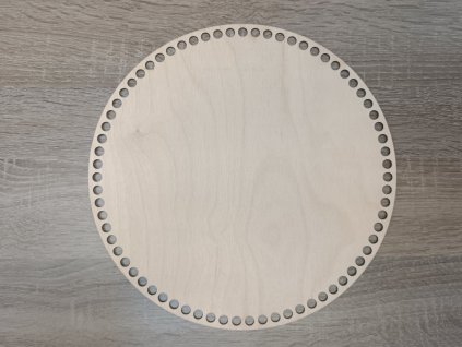 Dno na košík průměr 30 cm - otvory 9 mm