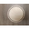 Dno na košík průměr 20 cm - otvory 9 mm