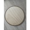 Dno na košík průměr 20 cm - otvory 6 mm