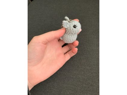 Přívěsek na klíče - zajíček