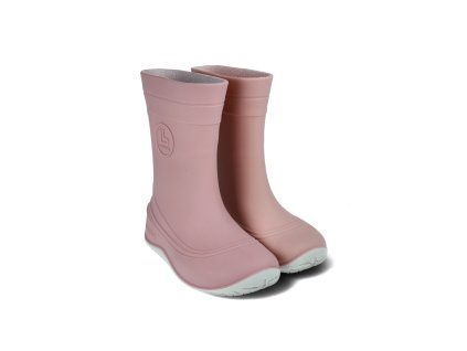 Holínky Crave Monsoon Pink/grey starorůžová barefoot