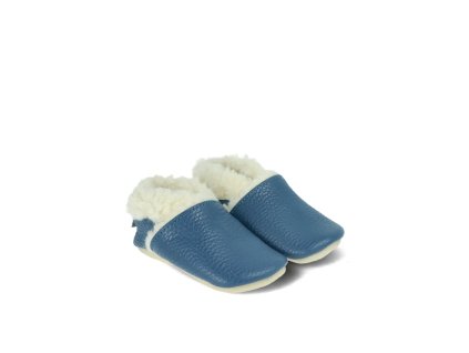 Capáčky zateplené Crave Cravitos winter wool Modrá