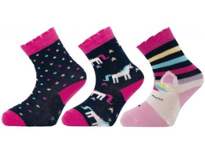 43714 1 1516 novinka divci ponozky s abs jednorozec 14 15