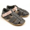 Ef barefoot sandálky šedá růžová
