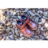 Celoroční dětské barefoot Protetika Tira brown metalické