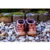Celoroční dětské barefoot Protetika Tira brown metalické