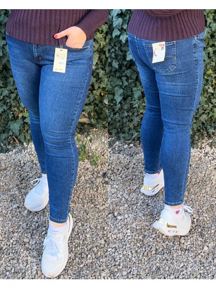 Denim tmavomodré džínsy