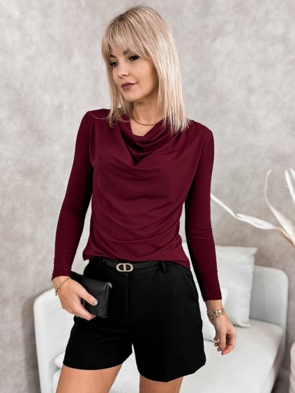 Burgundy top INES