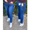 Tmavomodré denim džínsy