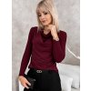 Burgundy top INES