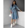 Modré denim šaty CAMILA