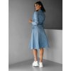 Modré denim šaty CAMILA