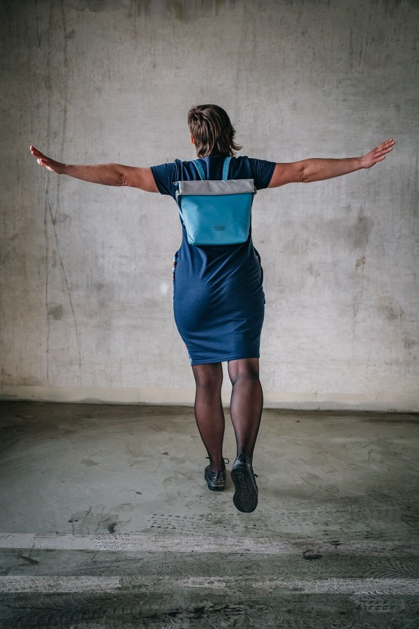 Stela originál - modrá a palmy vel.40