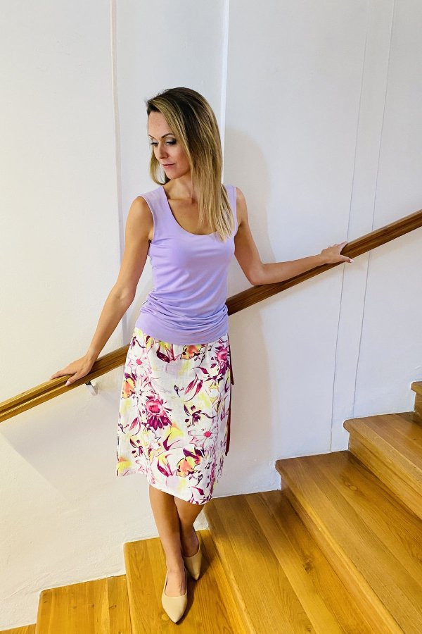 Tílko - lila  (levandulové)