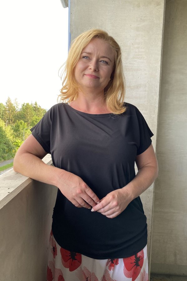 TOP Katka - UNI - černý