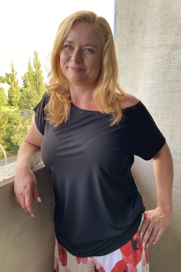 TOP Katka - UNI - černý