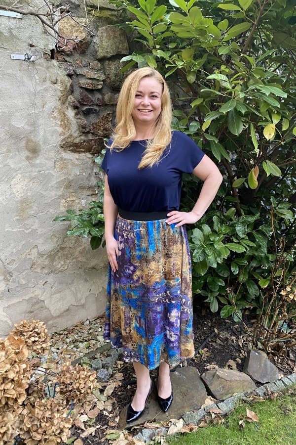 TOP Katka - UNI - tmavě modrý