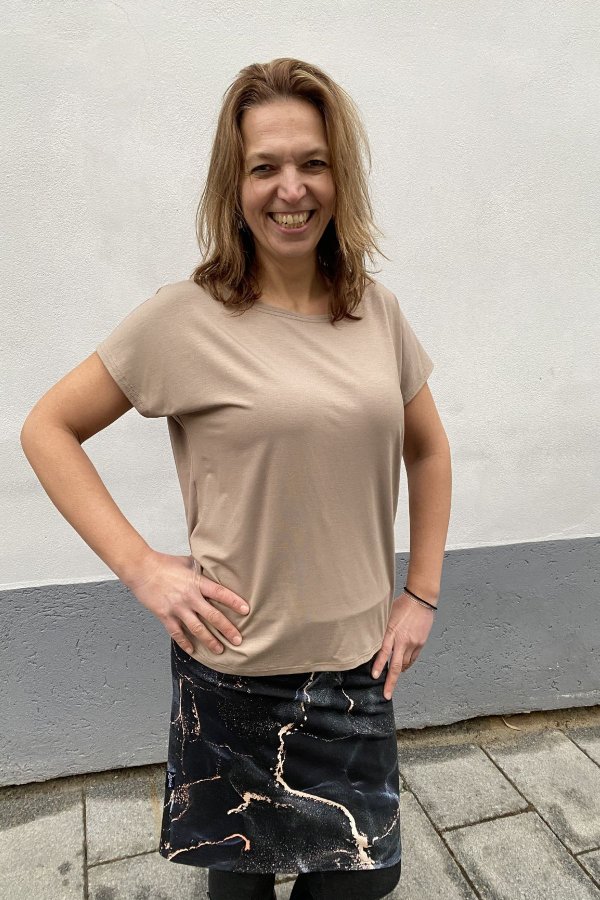 TOP Katka - UNI - béžový  - bambus