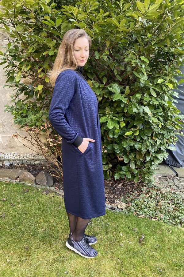 Bomber - dlouhý - SiGNATURE - modrý