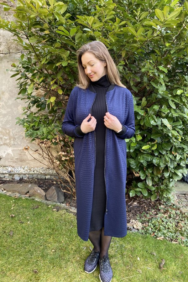 Bomber - dlouhý - SiGNATURE - modrý