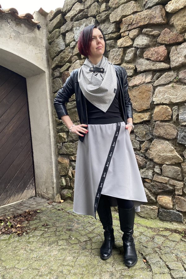 Sukně SiGNATURE - šedá