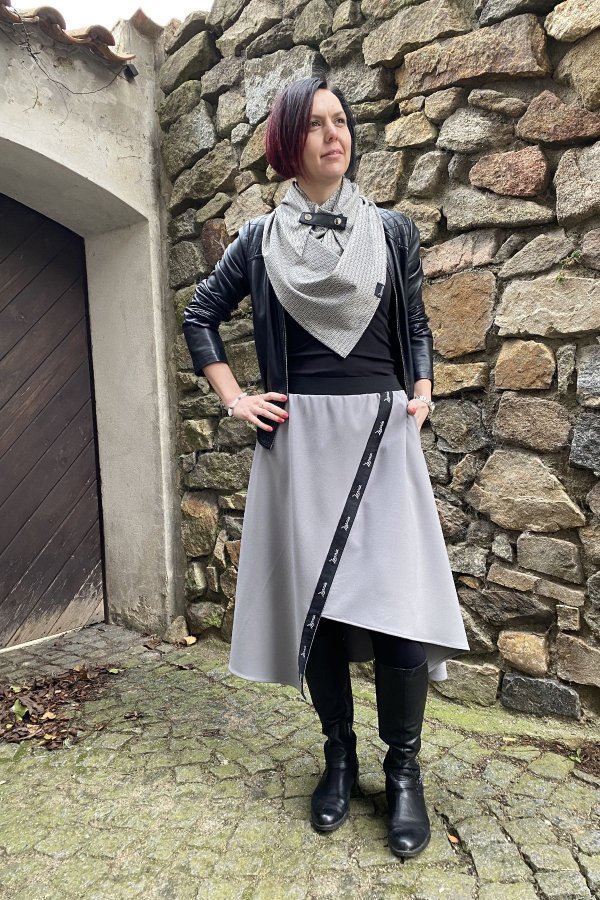 Sukně SiGNATURE - šedá