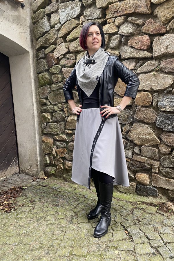 Sukně SiGNATURE - šedá