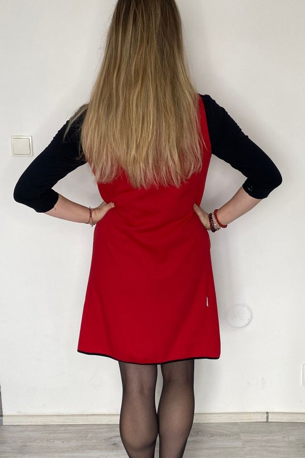 Vesta - warmkeeper - červená - prodloužená