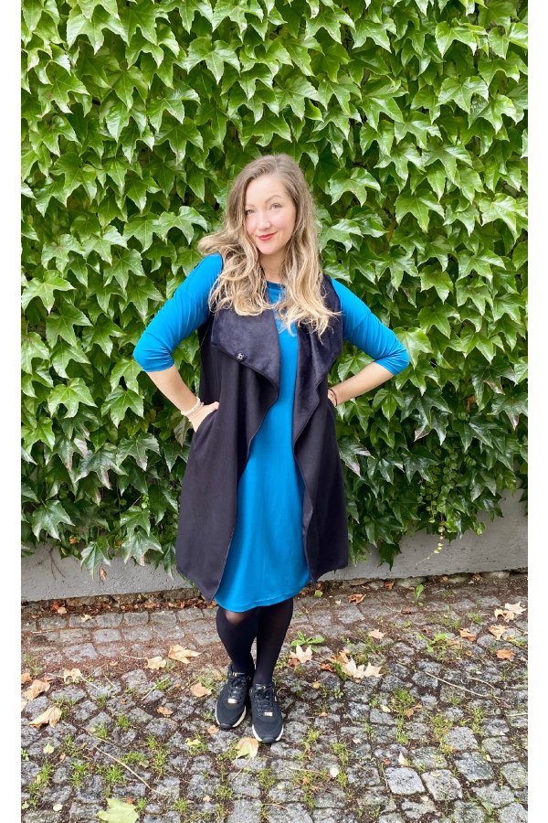 Vesta - warmkeeper - černá - prodloužená