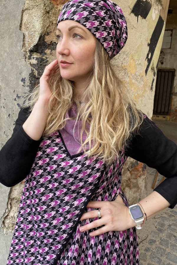 Kabát - kardigan - srdíčko