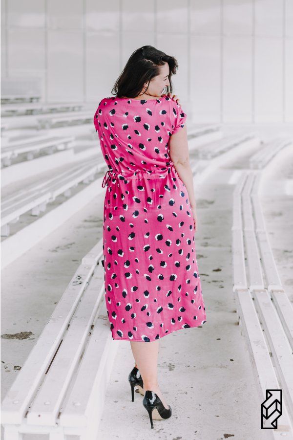 MAYA - vzorované - růžové