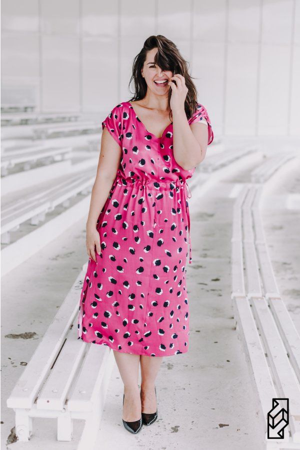 MAYA - vzorované - růžové