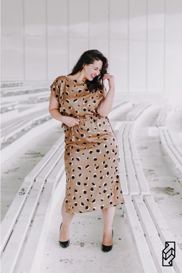 MAYA - vzorované - hnědé