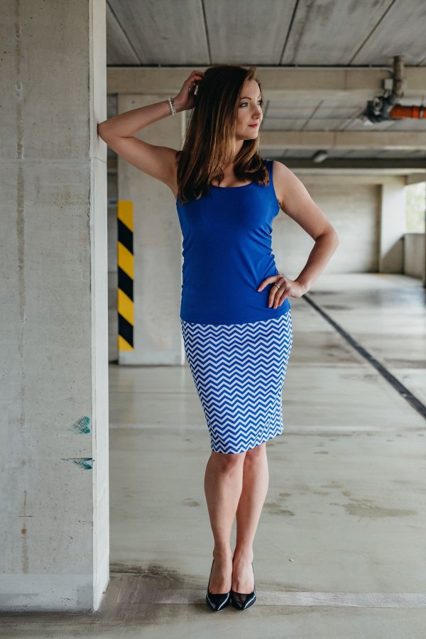 Tílko - královsky modré