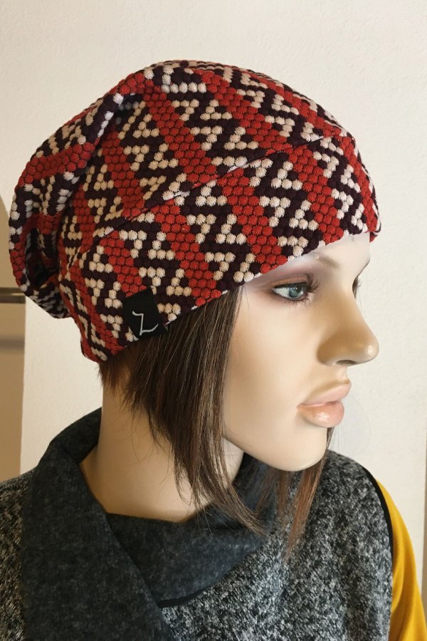 Čepice - vzorovaná