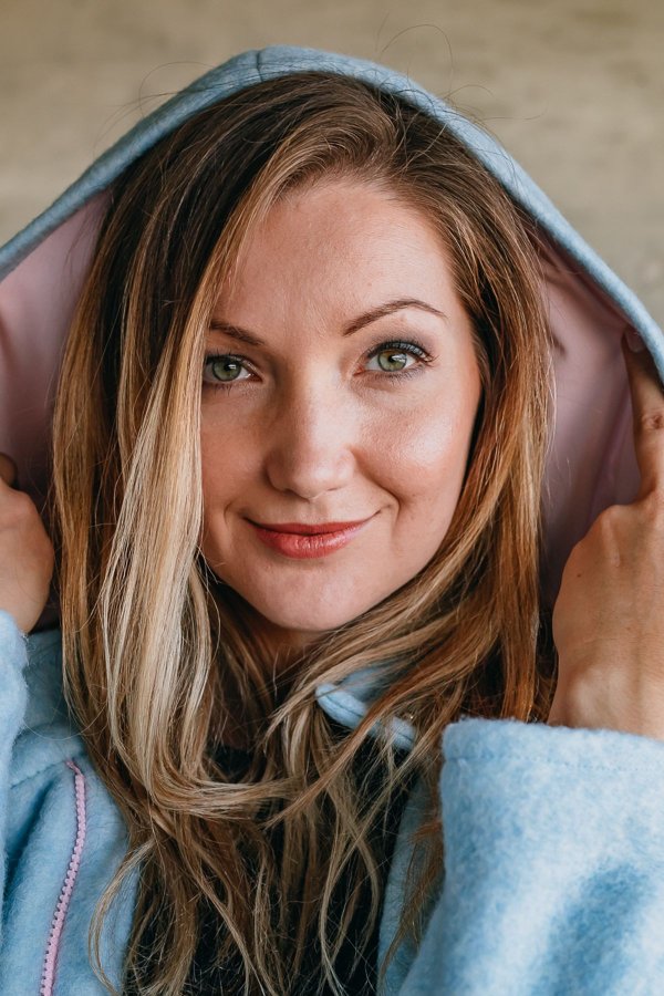 Kabát blankytně modrý  - LIMITKA