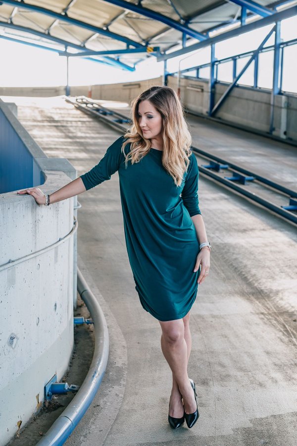 Sára - lahvově zelené