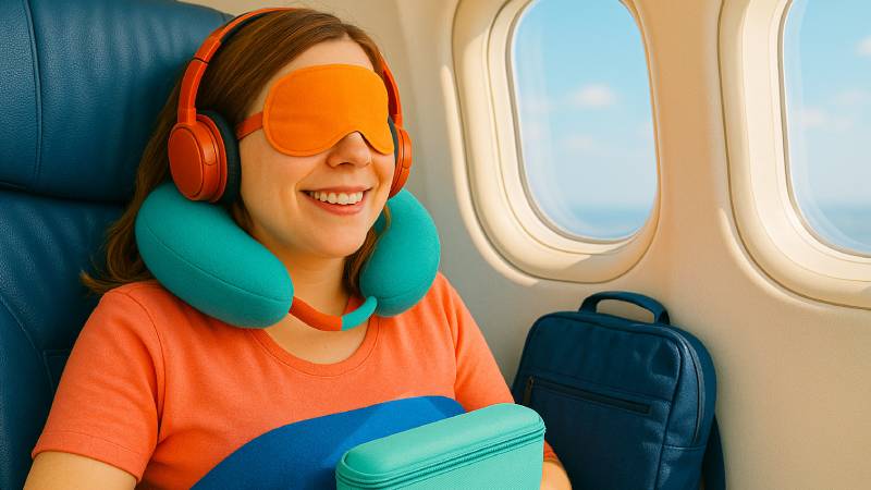 12 tipů na vybavení pro pohodlné cestování letadlem