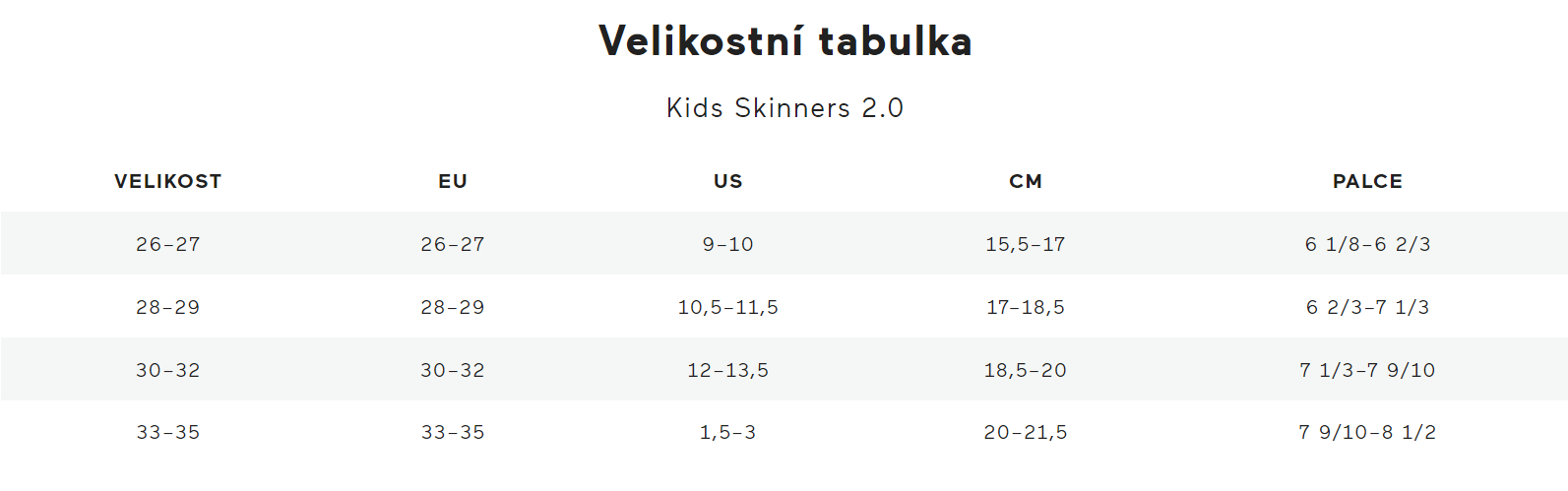 velikostni-tabulka-skinners-2.0-deti