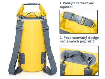 lodni vak nepromokavy pytel na vodu 10 l 2