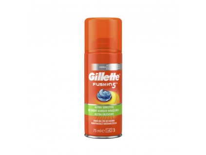 gillette fusion 5 ultra sensitive gel na holeni 75 ml