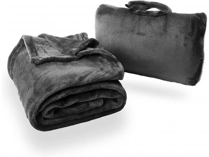 cabeau fold n go cestovni deka polstar 2v1 z mikrovlakna c