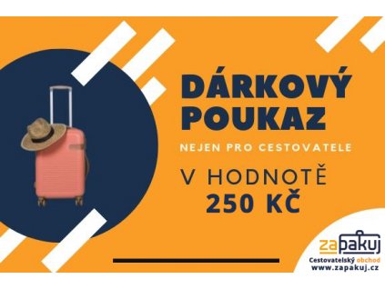 dárkový poukaz zapakuj 250 kc