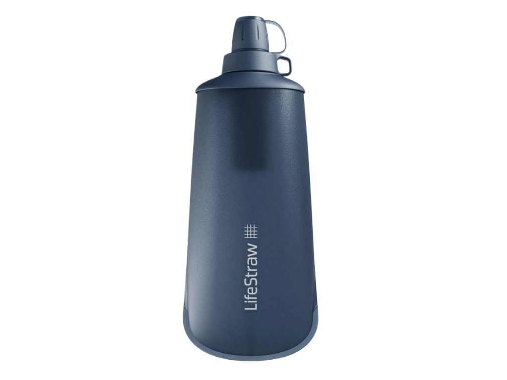 Squeeze bottle LifeStraw Peak 1 l Barva: Tmavě modrá, Typ: (Poškozená krabička)