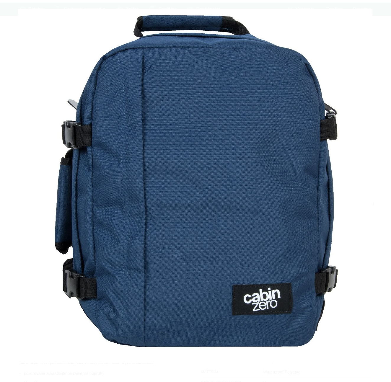 Cabin Zero Classic batoh, 28 l Barva: Modrá