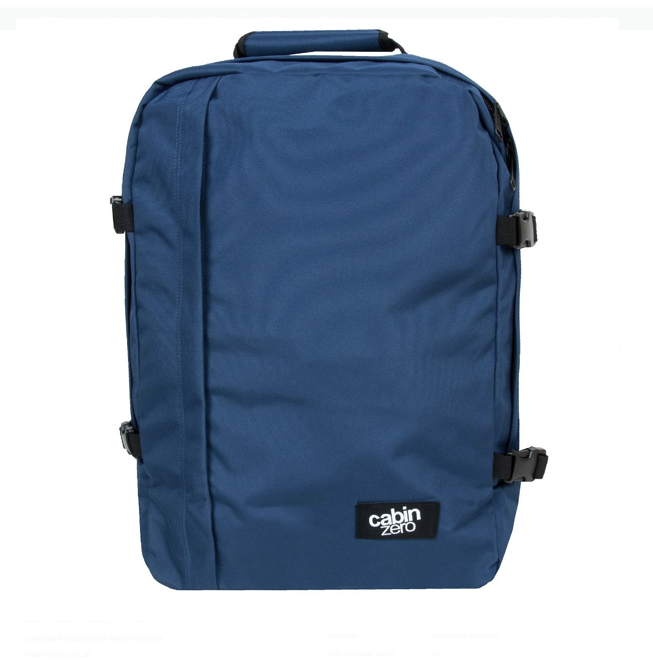 E-shop Cabin Zero Classic batoh, 44 l Farba: Modrá